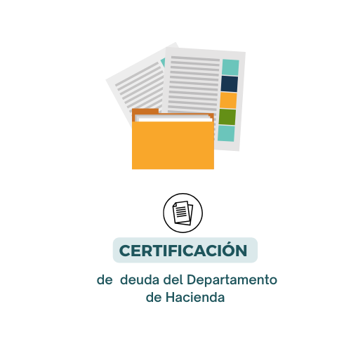 Certificacion de Deuda del Departamento de Hacienda