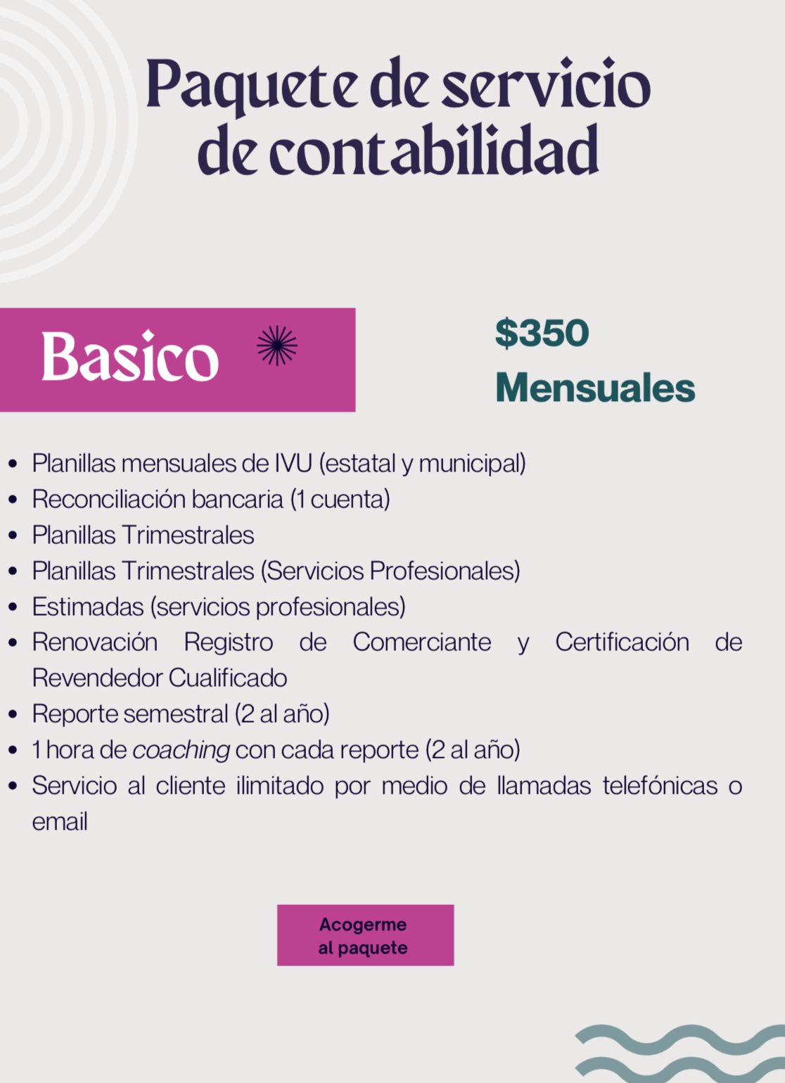 Paquetes de Servicio para Negocios